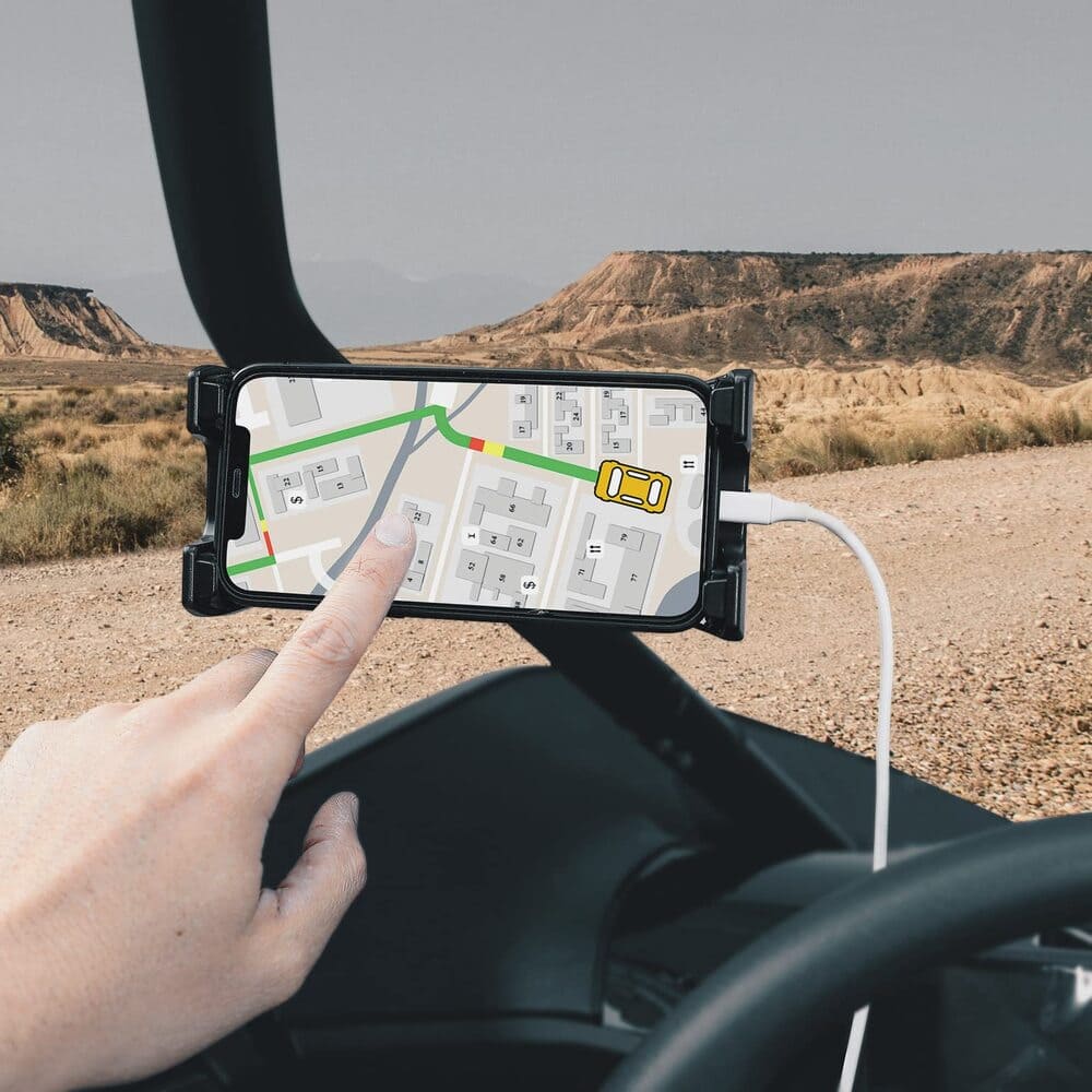 Kemimoto 4.7"-13" Clamps 720° Adjustable Phone Holder