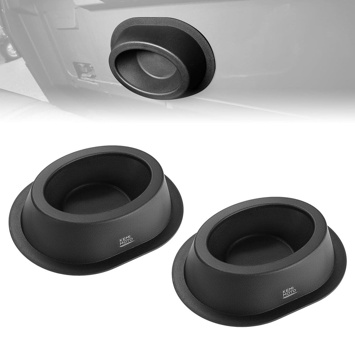 Kemimoto 6.5" UTV Universial Speaker Pods - 2 Pcs