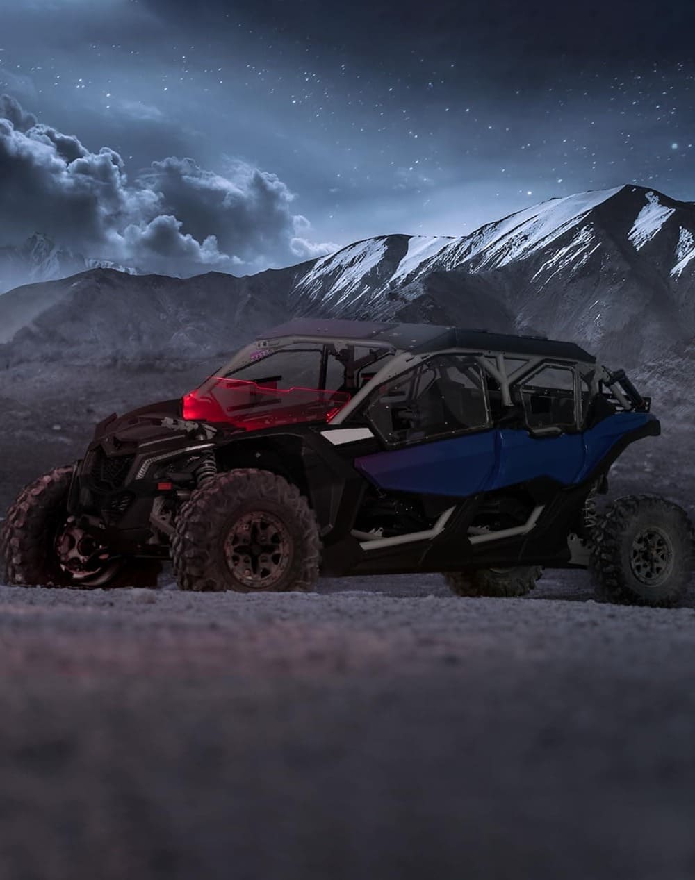 Kemimoto 60" UTV Windshield RGB Light Strips