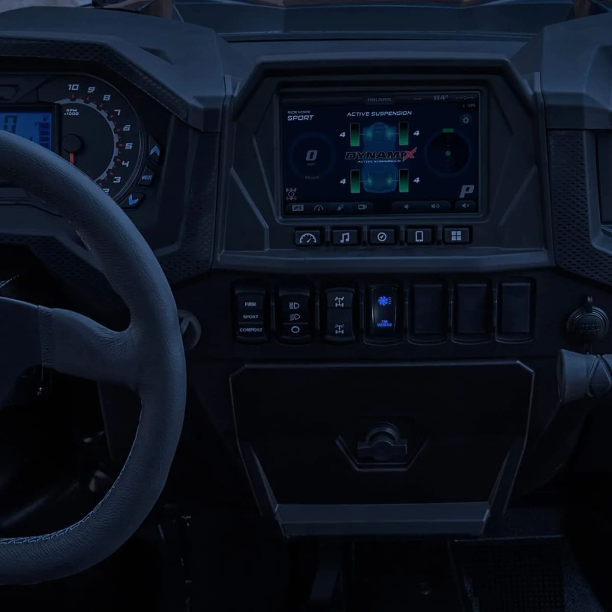 Kemimoto ATV/ UTV Fan Override Switch Kit With Relay