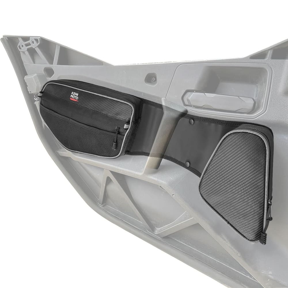 Kemimoto Can Am Commander Door Bags w/ Knee Pads - 1 Pair