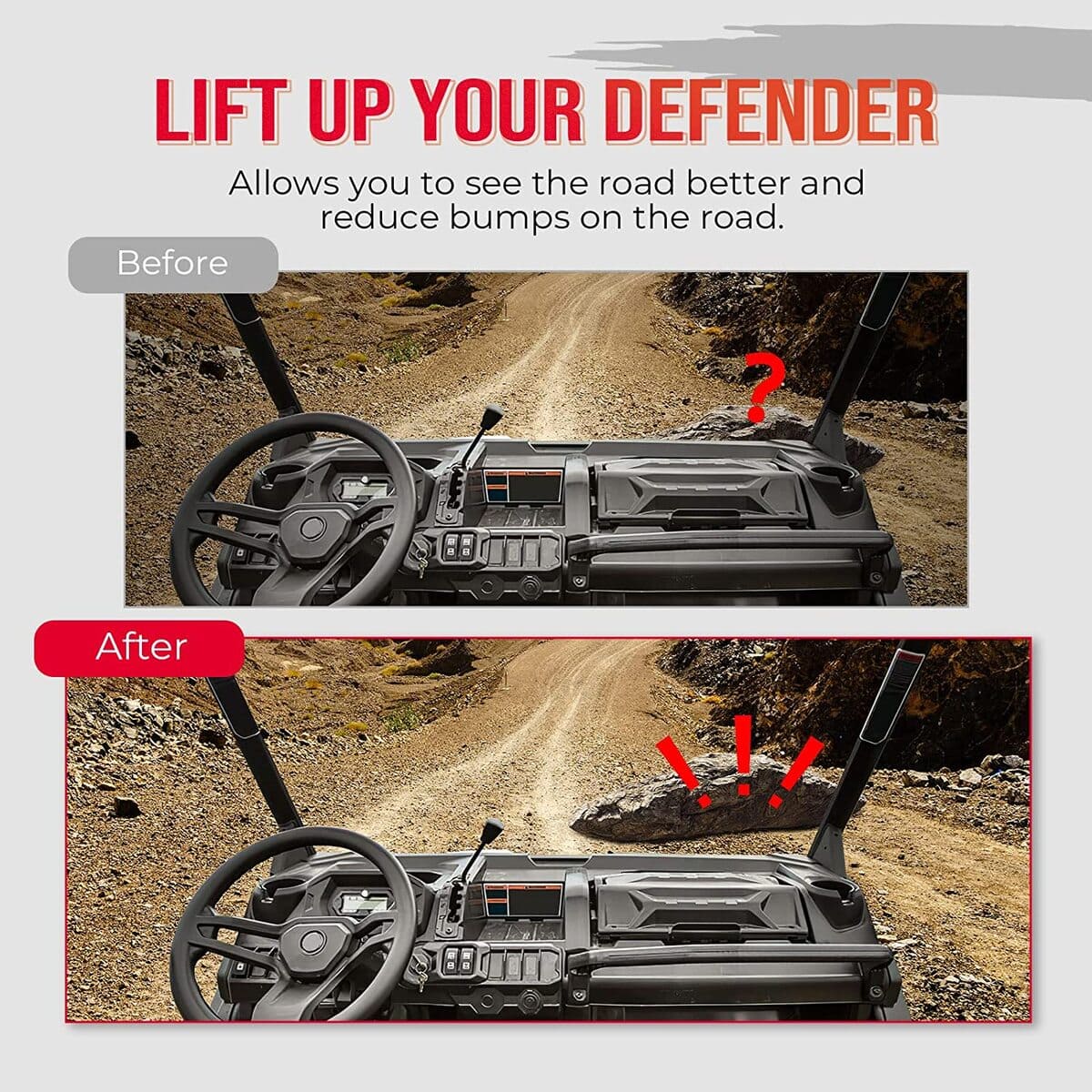 Kemimoto Can-Am Defender 2" Lift Kit