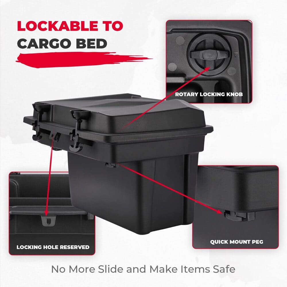 Kemimoto Can-Am Defender 20L Removable Cargo Storage Box