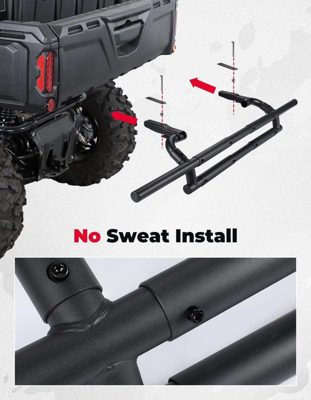 Kemimoto Can-Am Defender HD 5/7/8/9/10 Rear Bumper