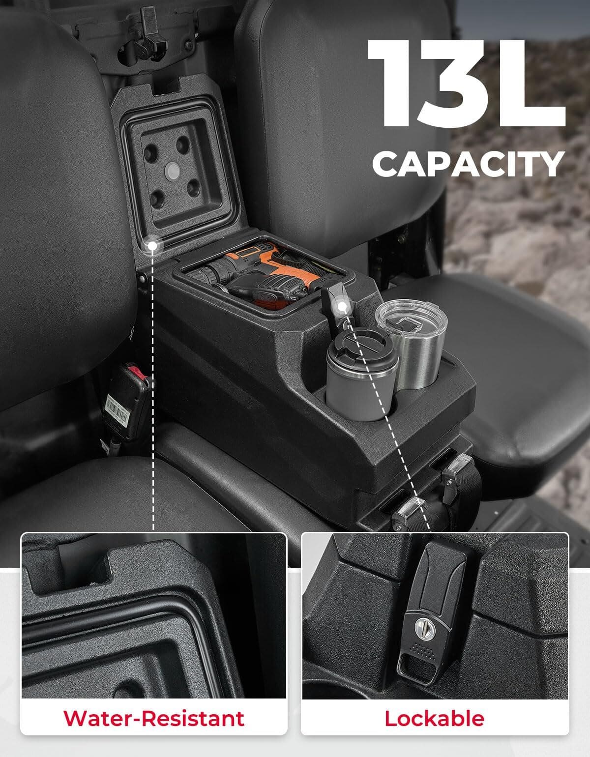 Kemimoto Can-Am Defender HD10/9/8/7/5 Bench Seat Console Armrest Box