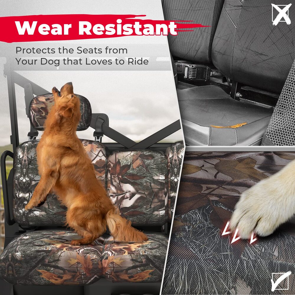 Kemimoto Can-Am Defender HD 5/7/8/9/10 Camouflage Seat Cover