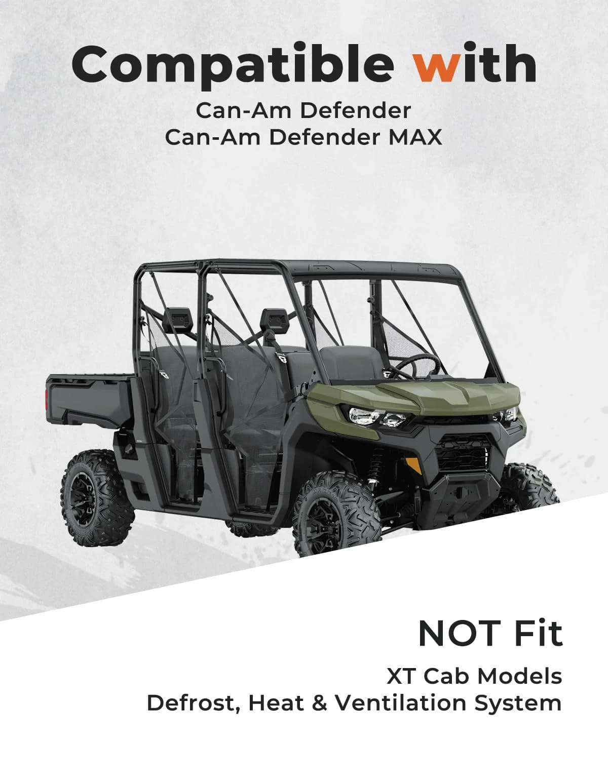 Kemimoto Can-Am Defender Dash Storage Nets - 2 Pcs