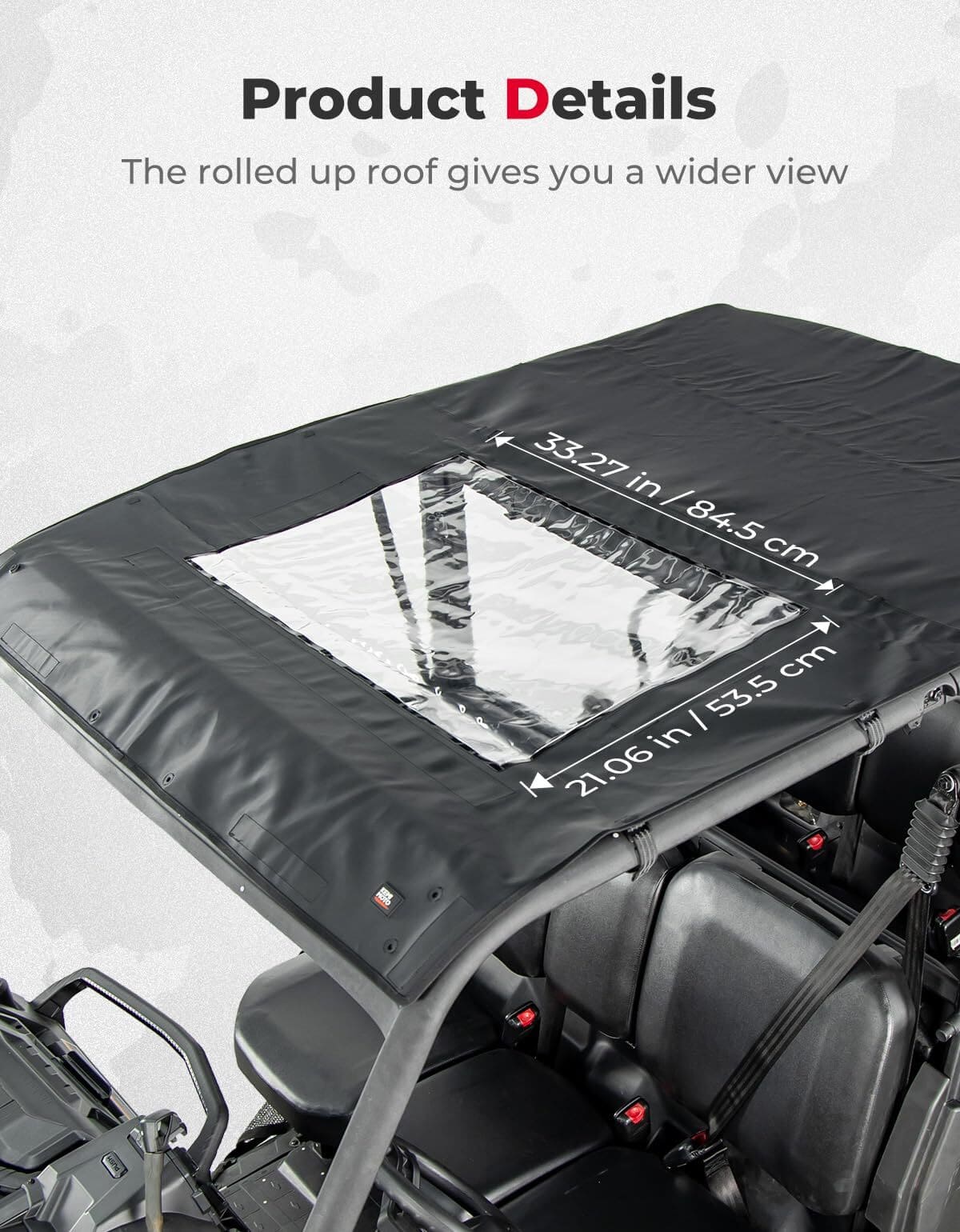 Kemimoto Can-Am Defender Max HD5/8/10 Soft Roof Top