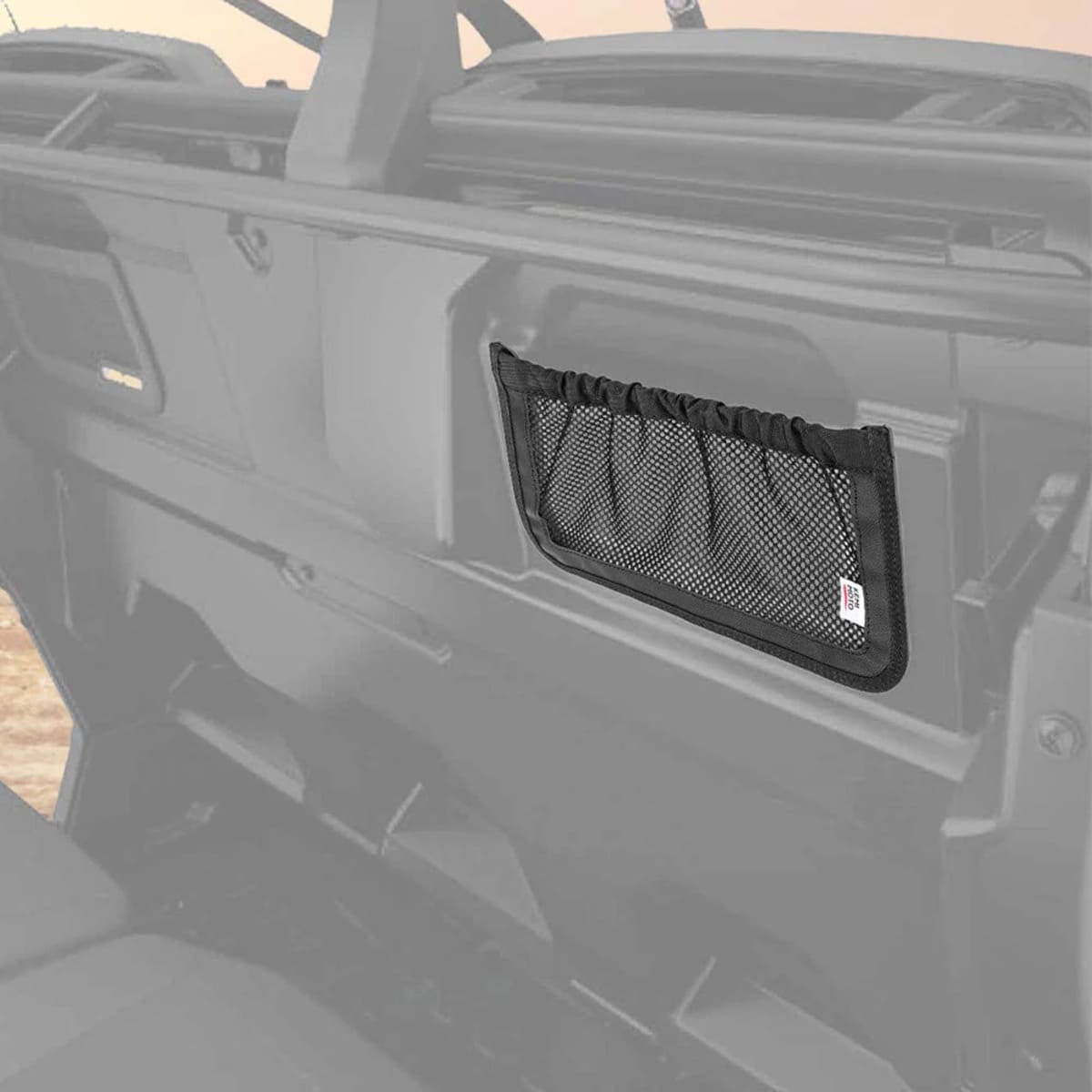 Kemimoto Can-Am Defender Max UTV Backrest Rear Storage Nets