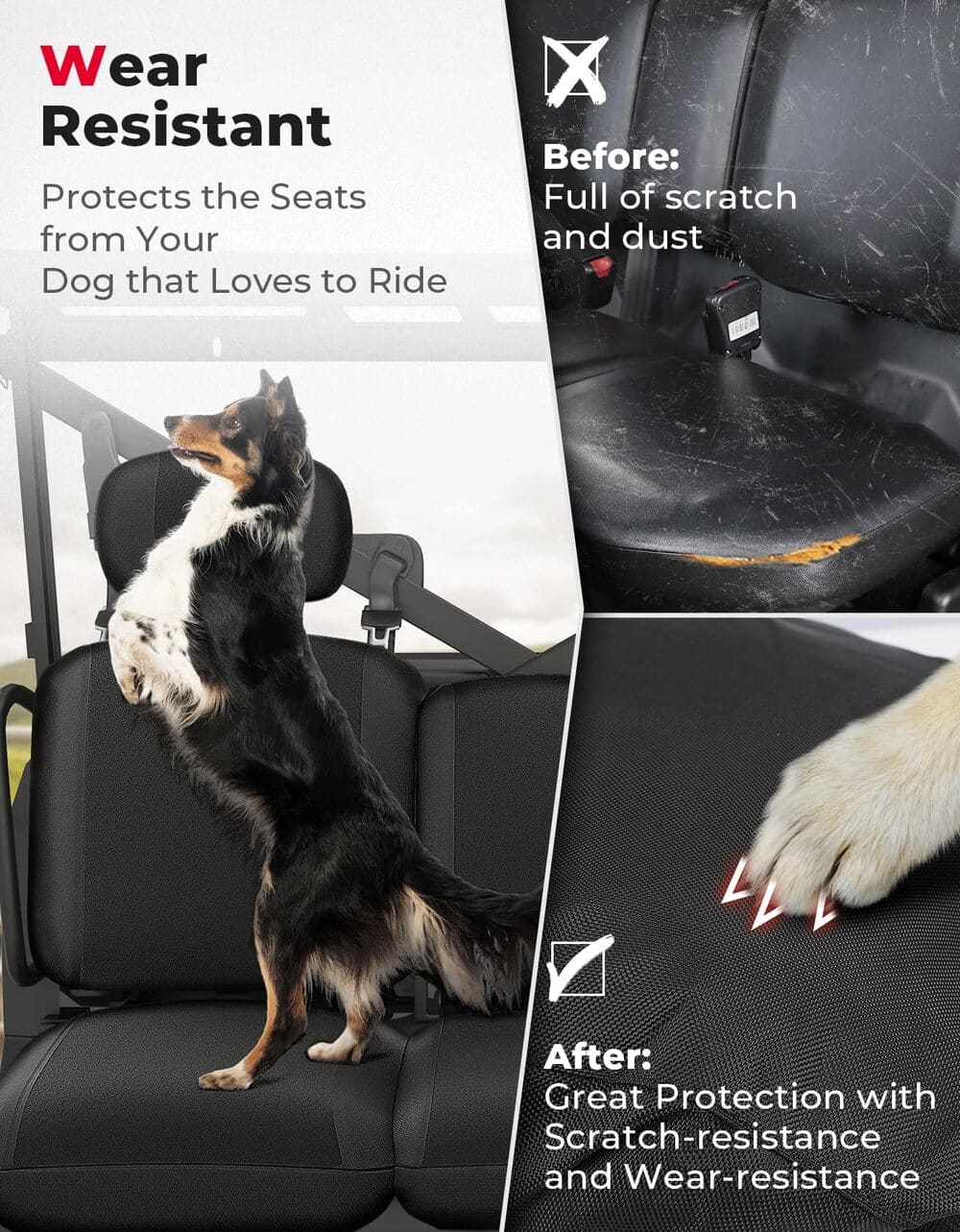 Kemimoto Can-Am Defender MAX Waterproof Repellent Seat Cover