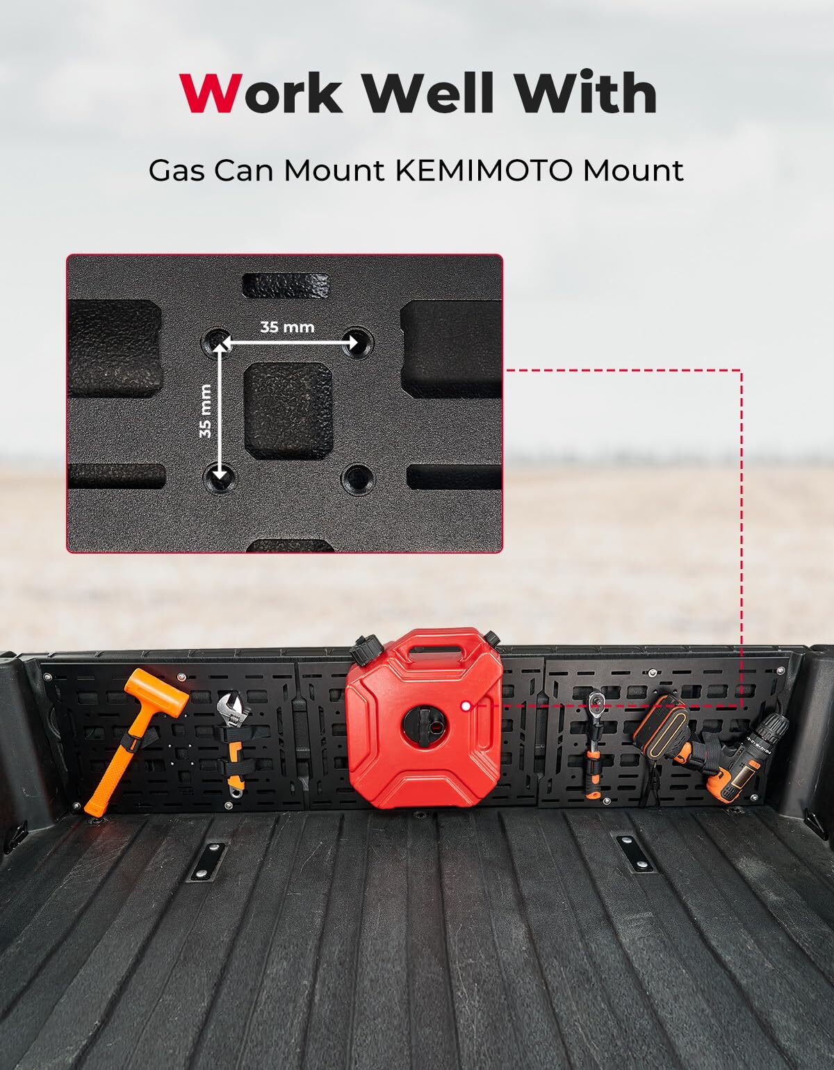 Kemimoto Can-Am Defender Molle Panel 3-Pack