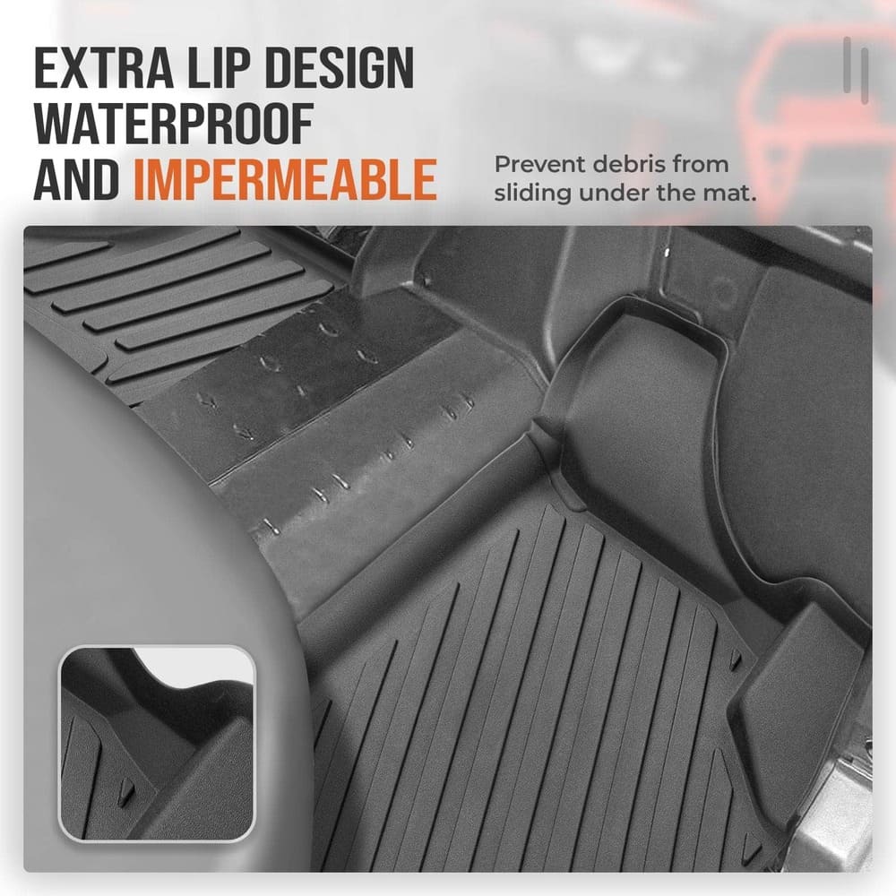 Kemimoto Can-Am Defender TPE Floor Mats & Bed Liner