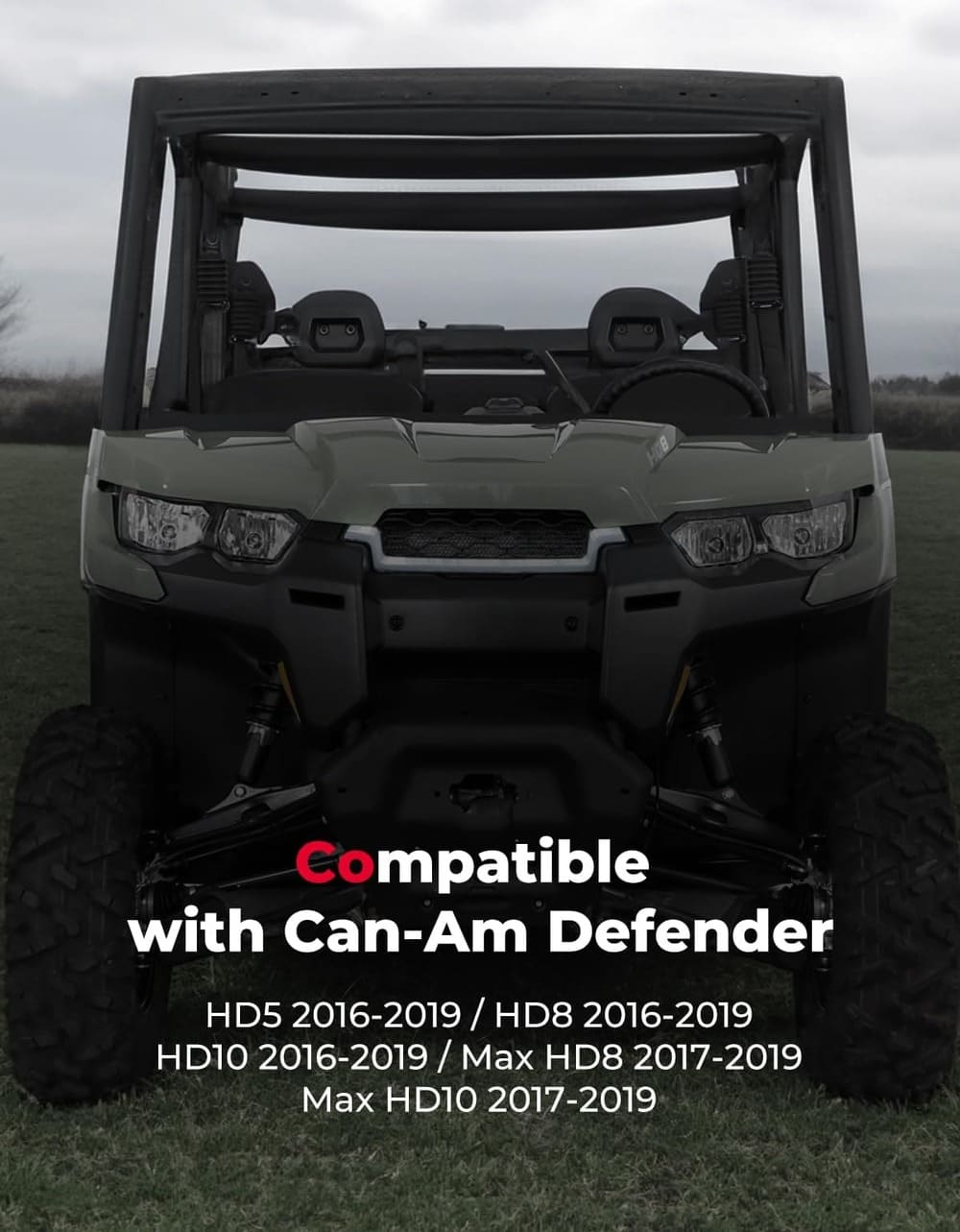 Kemimoto Can-Am Defender UTV Grille Light