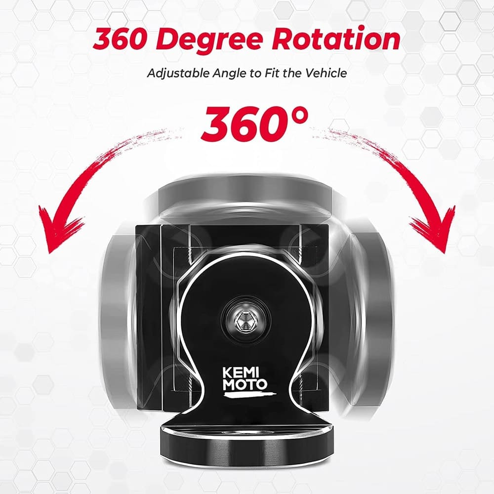 Kemimoto Can-Am Maverick Trail UTV Pro Fit Cage Whip Light Flag Mount