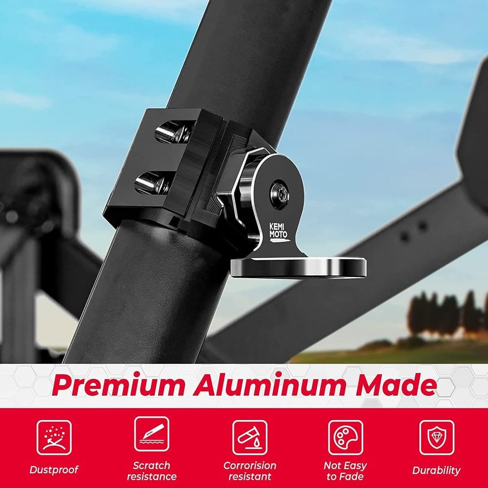 Kemimoto Can-Am Maverick Trail UTV Pro Fit Cage Whip Light Flag Mount