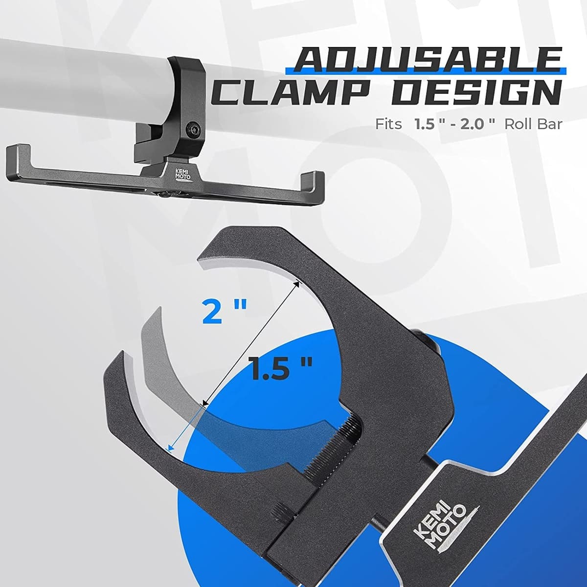 Kemimoto Can Am Maverick X3 1.5"-2" Roll Cage UTV Headset Hanger Helmet