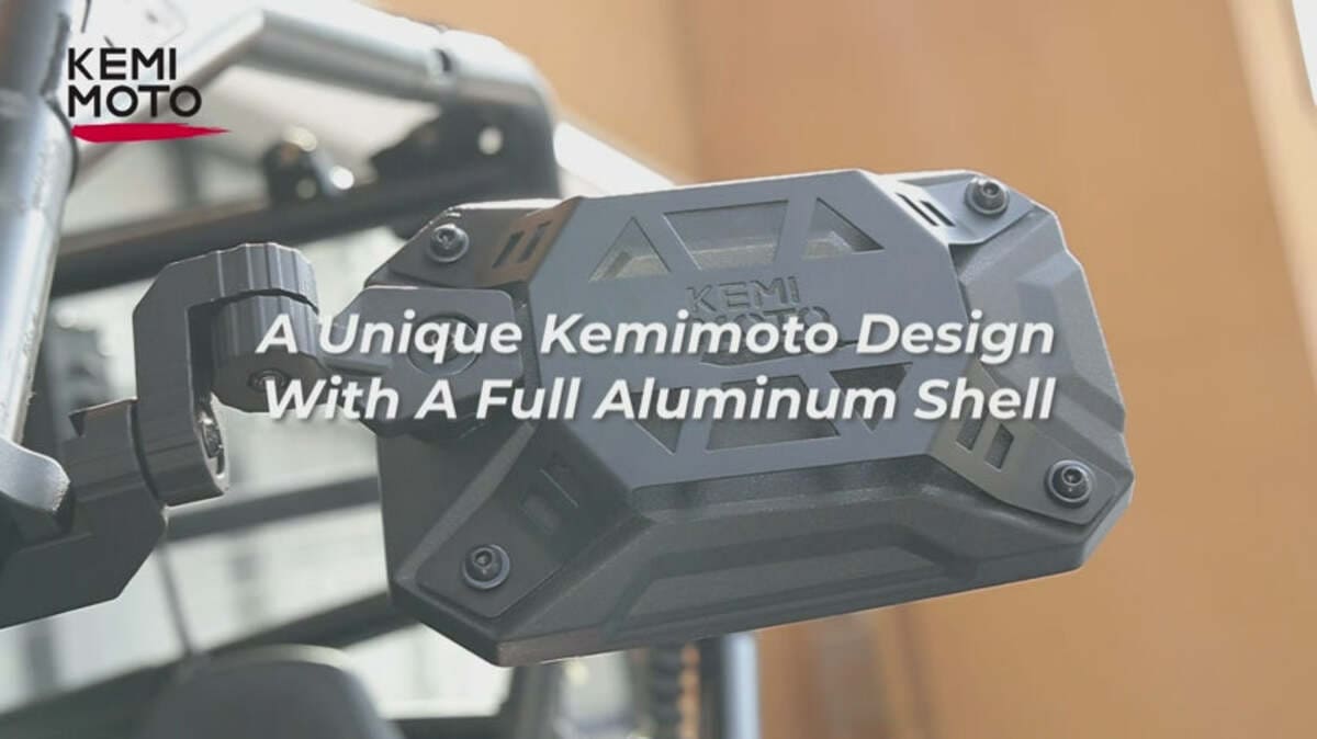 Kemimoto Can Am Maverick X3 UTV 1.65 2" Side Mirrors Roll bar