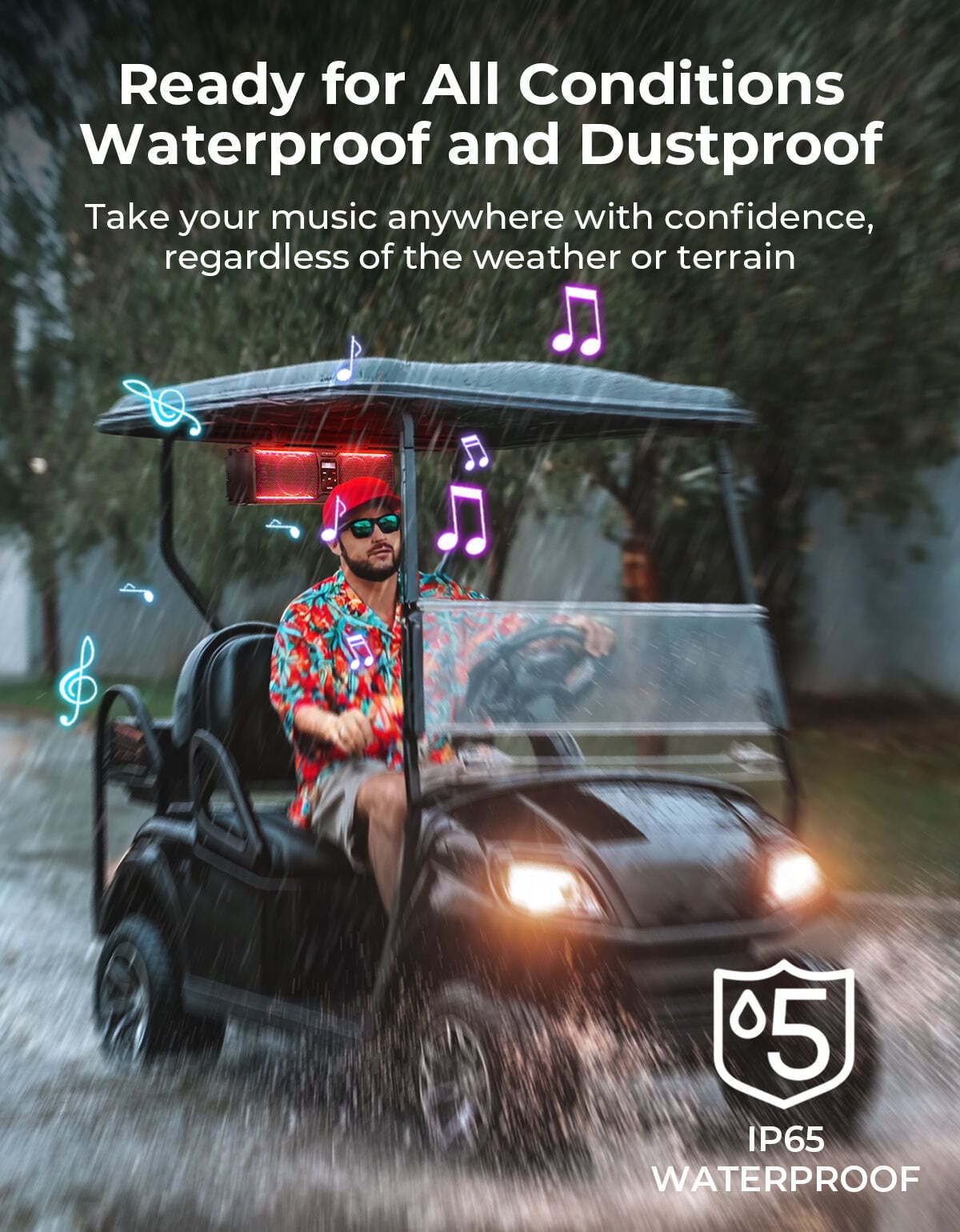 Kemimoto Can-Am Maverick X3 16" RGB Universal Sound Bar w/ 1.75-2.25" Roll Bar