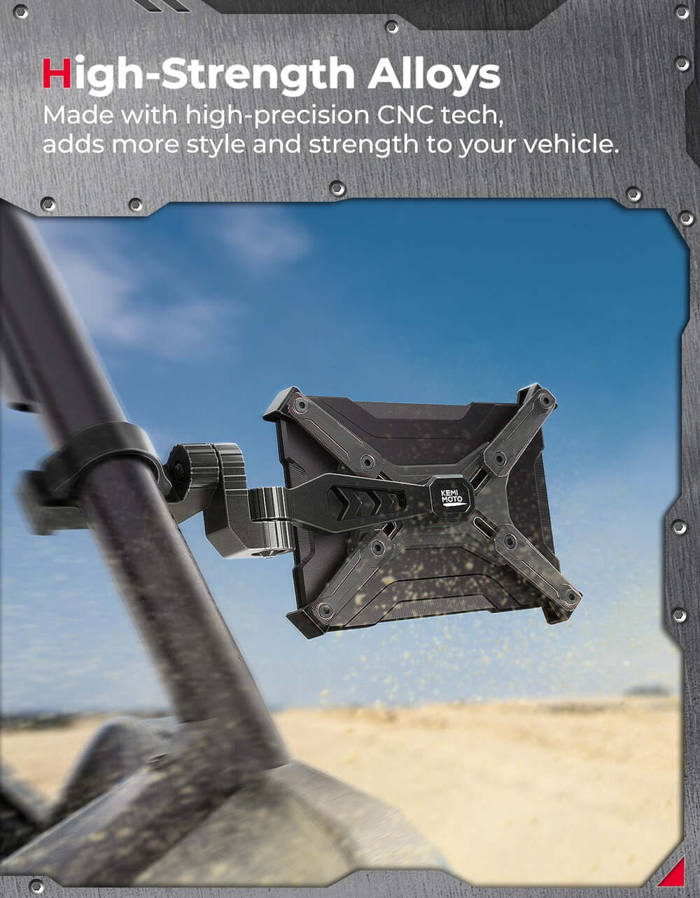 Kemimoto Can-Am Maverick X3 Aluminum CNC UTV X Mirror - Pair