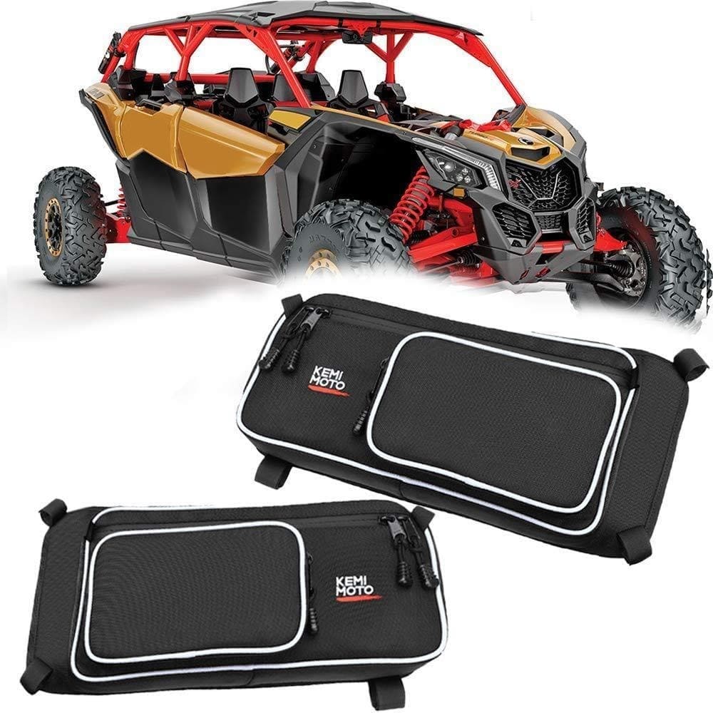 Kemimoto Can-Am Maverick X3 Door Bags & Rear Side Mirror Combo
