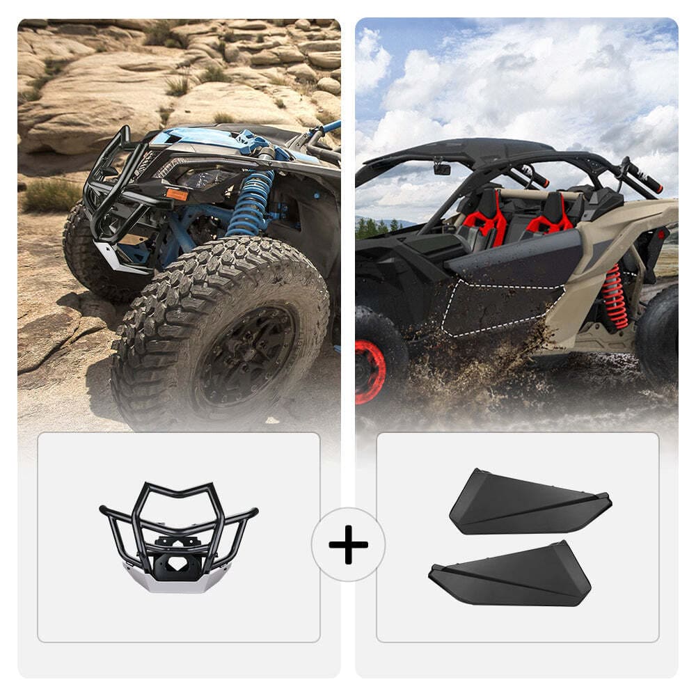 Kemimoto Can-Am Maverick X3 Front Bumpers & Lower Doors Panel