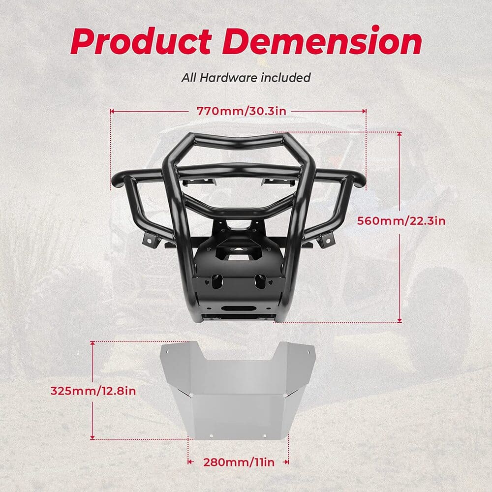 Kemimoto Can-Am Maverick X3 Front Bumpers & Lower Doors Panel