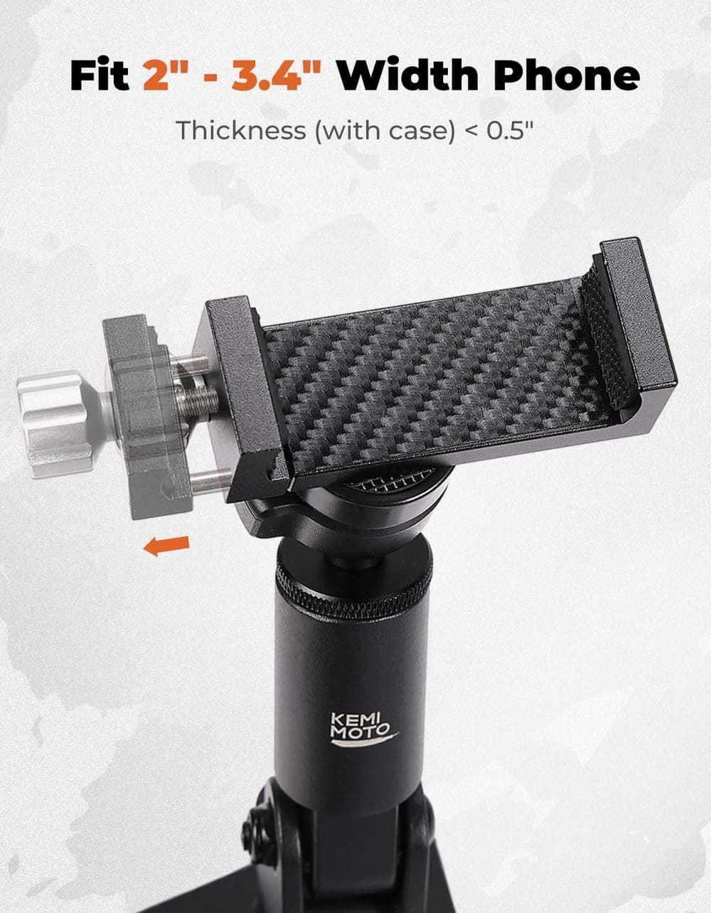 Kemimoto Can-Am Maverick X3/ Max 360° Adjustable CNC Phone Mount