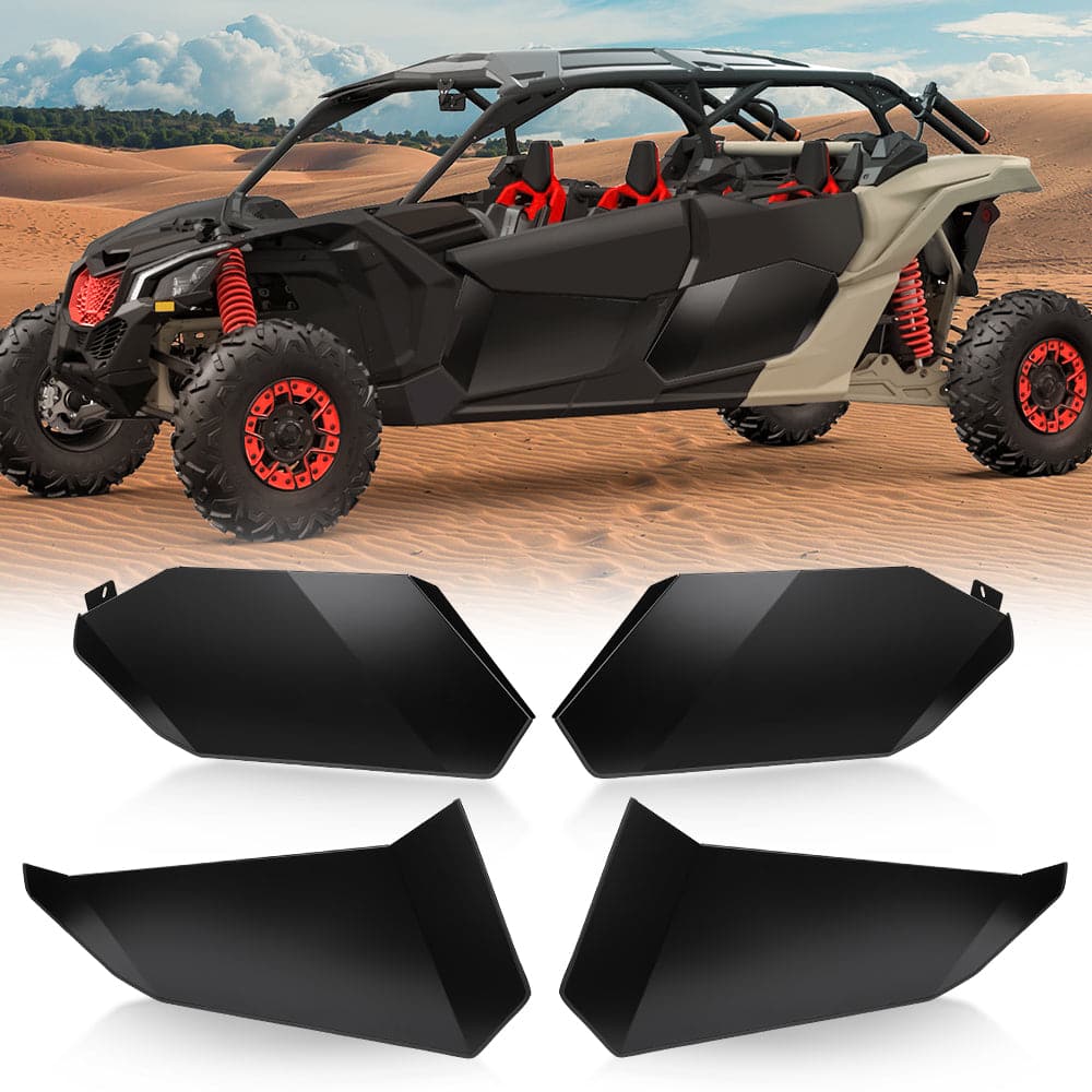 Kemimoto Can-Am Maverick X3 Max Aluminum Lower Door Panel Inserts