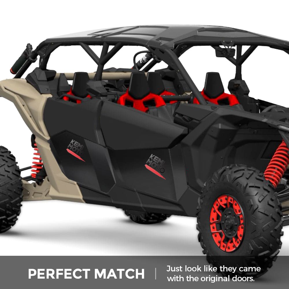 Kemimoto Can-Am Maverick X3 Max Aluminum Lower Door Panel Inserts