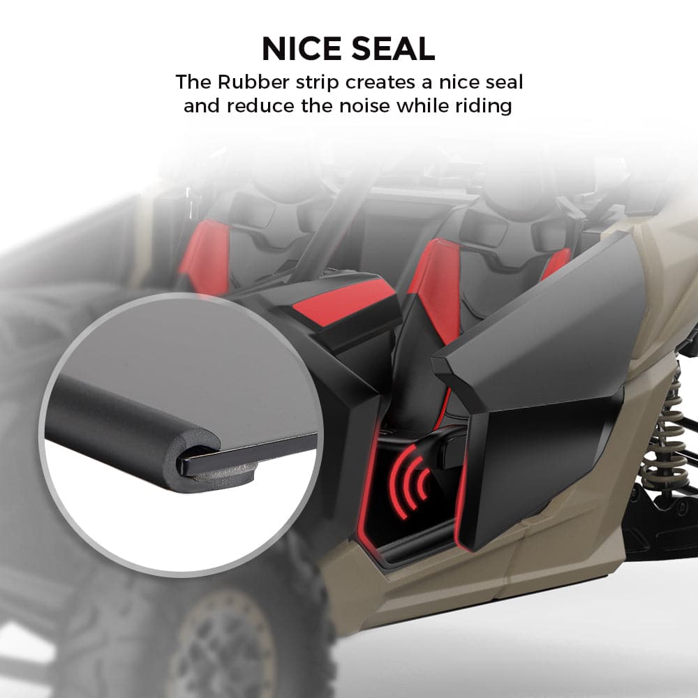 Kemimoto Can-Am Maverick X3 Max Aluminum Lower Door Panel Inserts