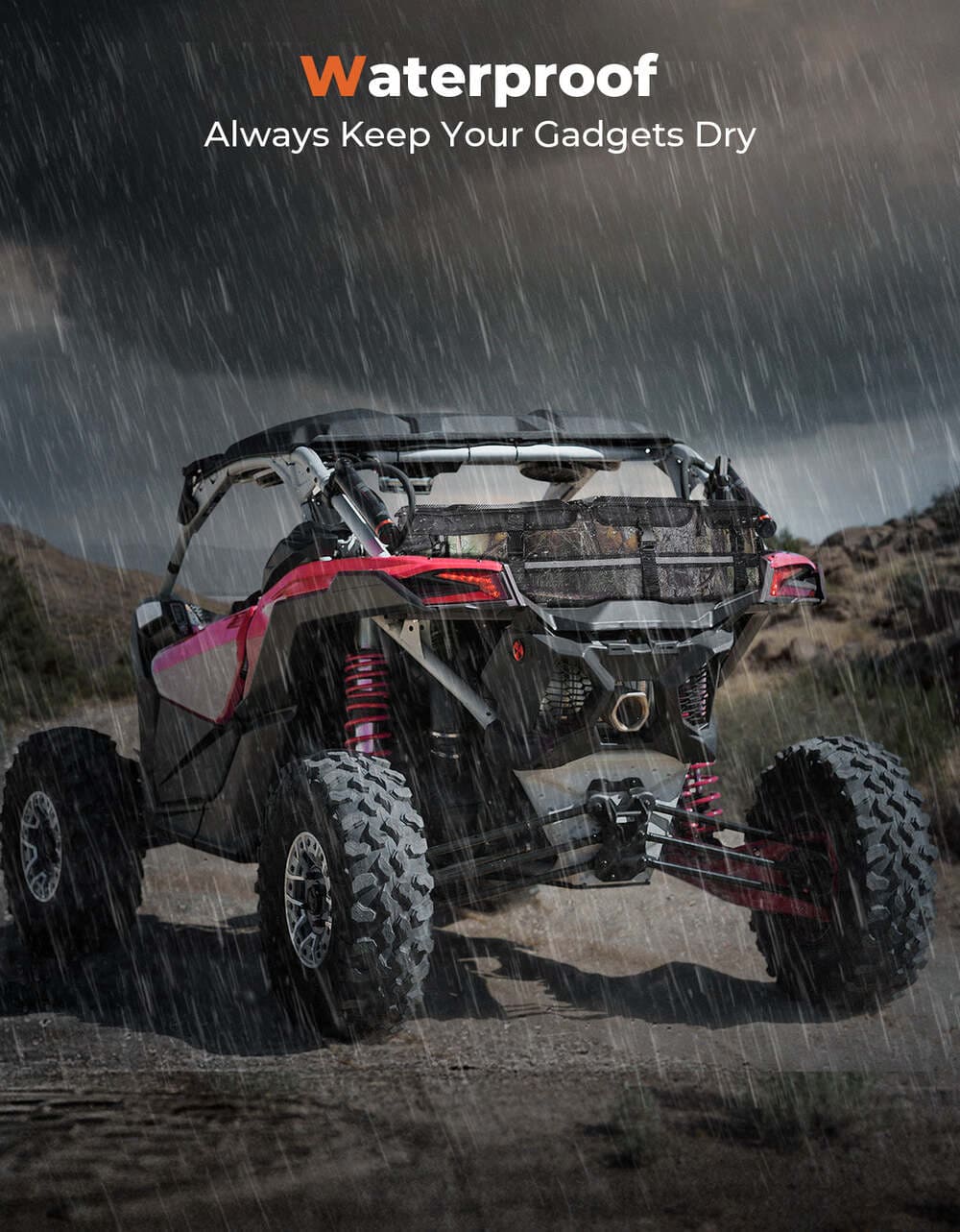 Kemimoto Can-Am Maverick X3/ Max Camo Rear Storage Bag