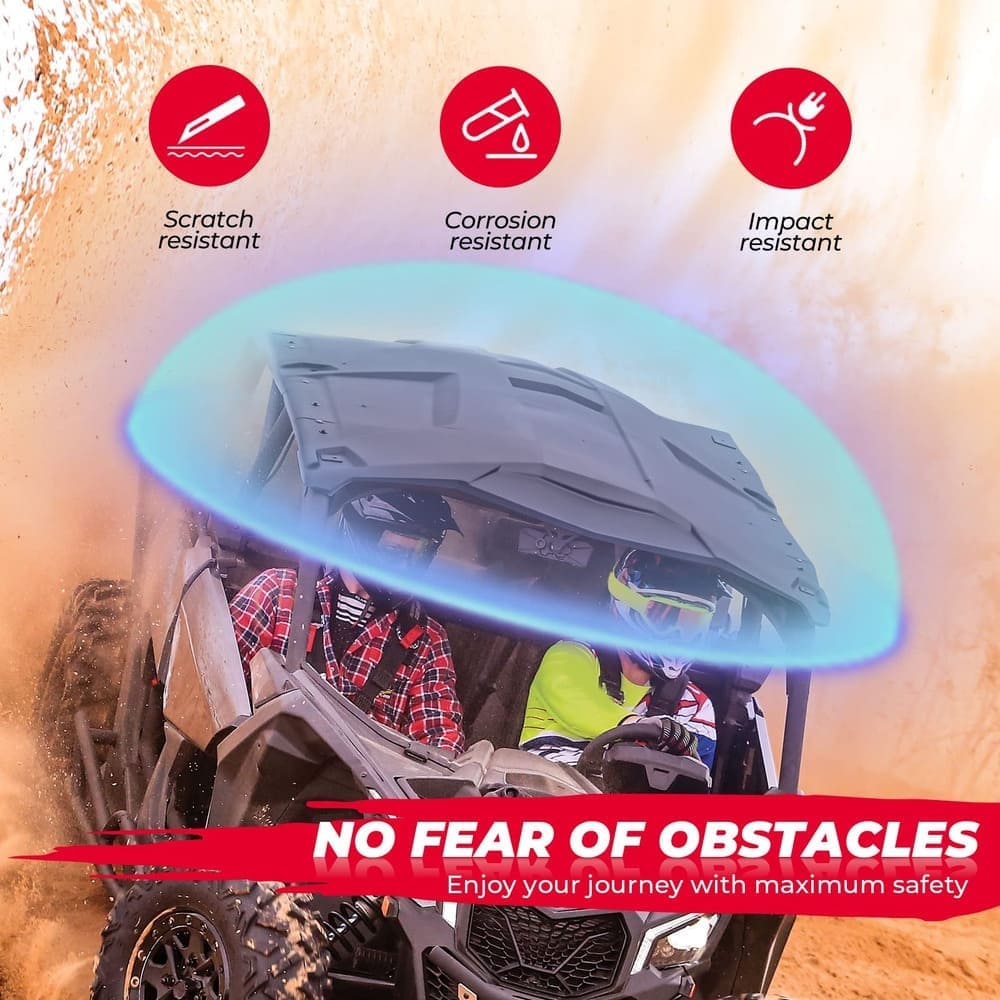 Kemimoto Can-Am Maverick X3 Max Combination Top Hard Roof - 4 Pcs