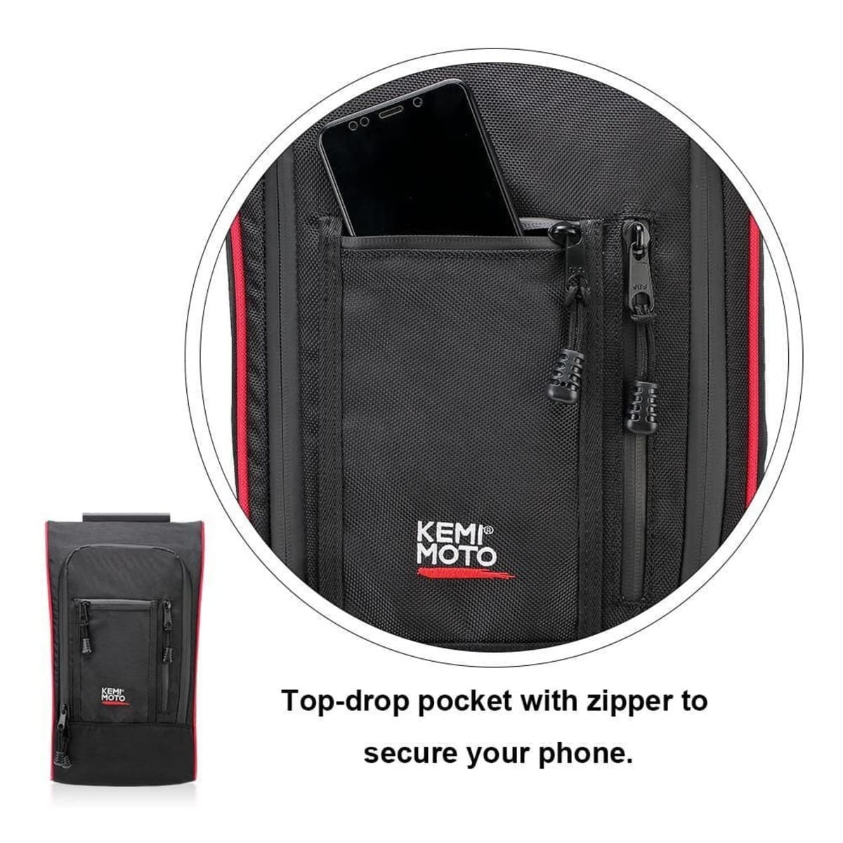 Kemimoto '17-'24 Can-Am Maverick X3 Door Bags & Center Bag