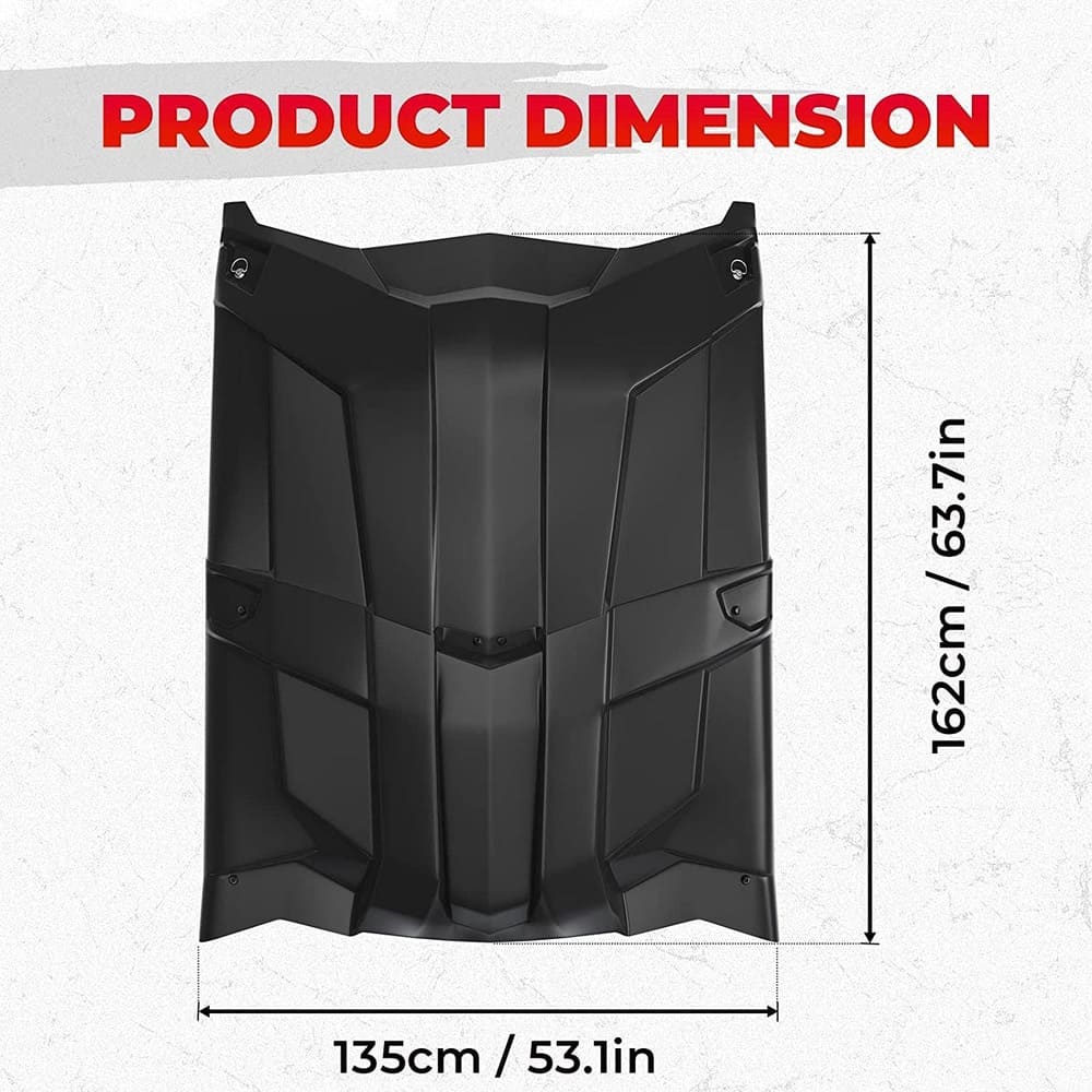 Kemimoto Can-Am Maverick X3 Max Extended Fender Flares & Hard Roof