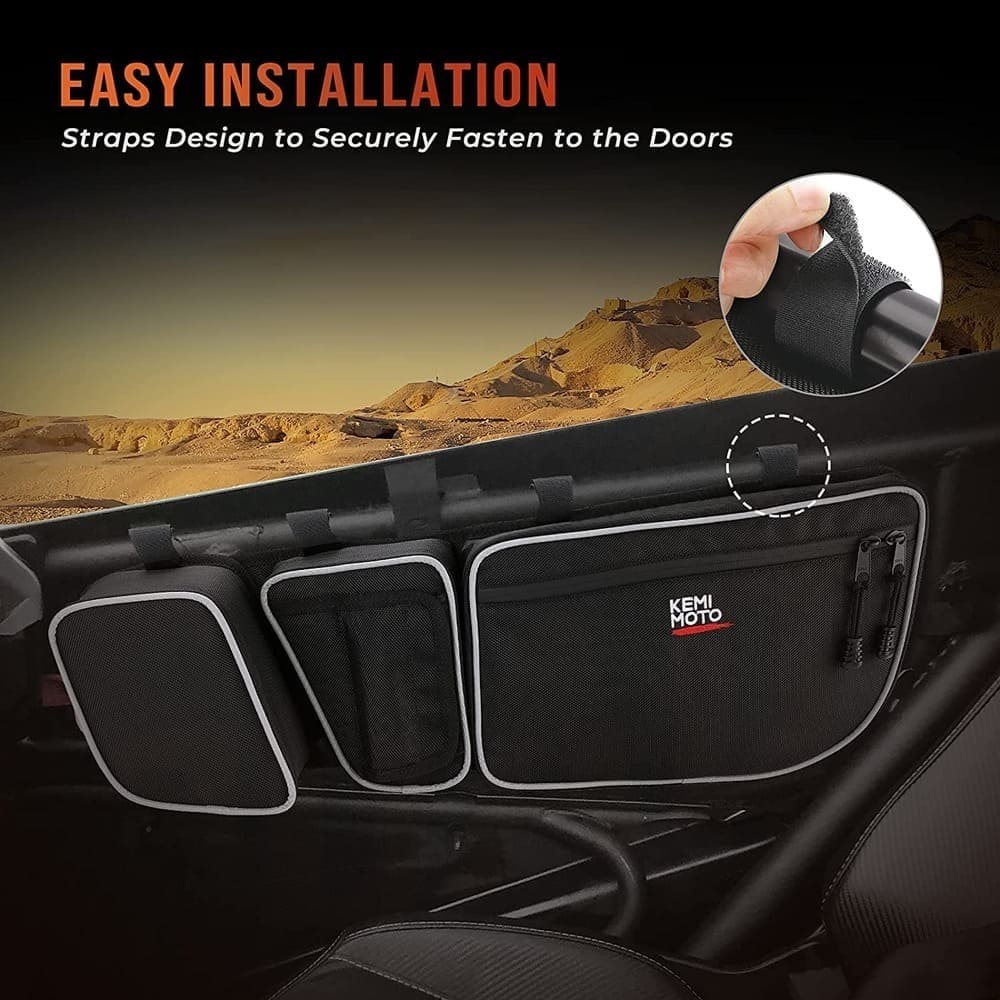 Kemimoto Can-Am Maverick X3 Max Front & Rear Door Bags