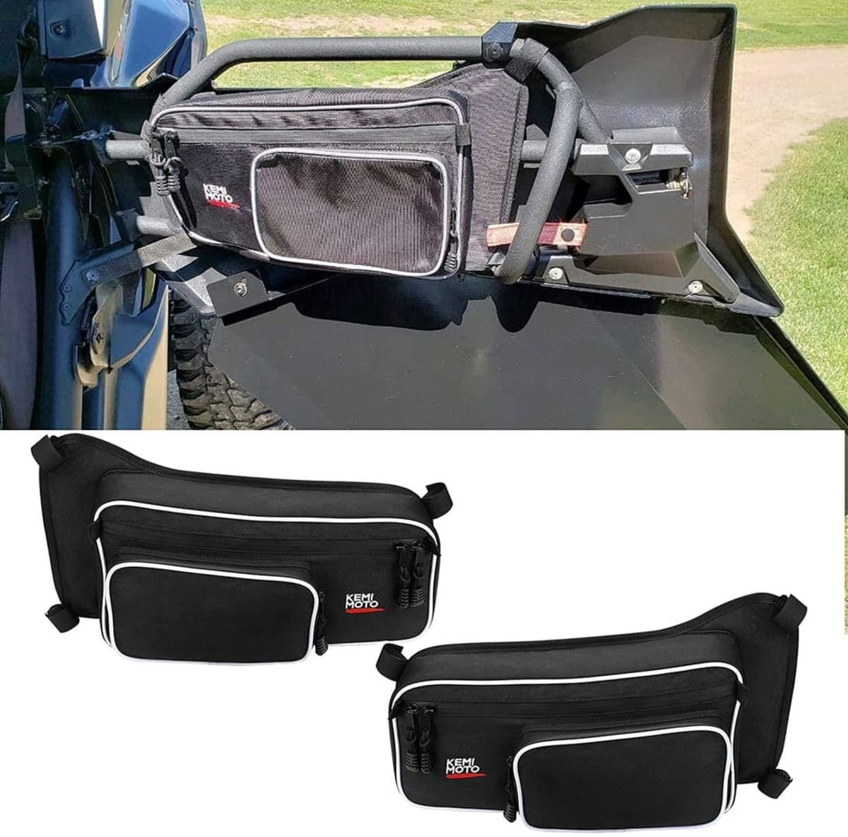 Kemimoto Can-Am Maverick X3 Max Rear Door Bags