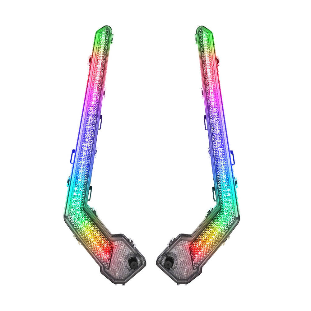 Kemimoto Can-Am Maverick X3/MAX RGB Fang Lights with APP+RF Remote Control