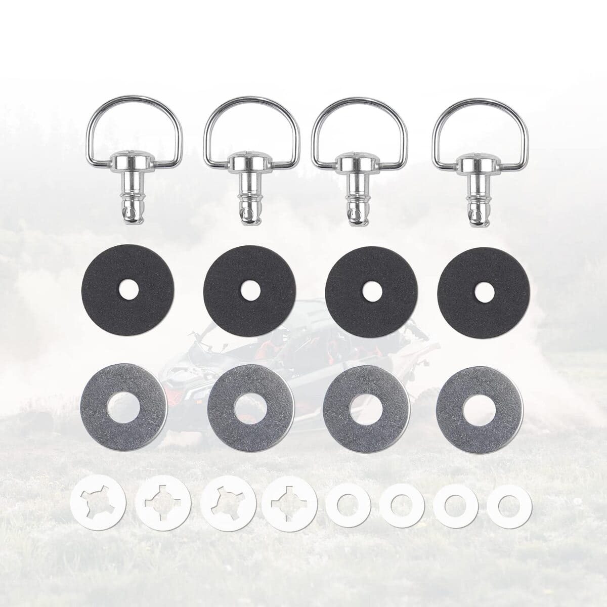 Kemimoto Can-Am Maverick X3 /Max Roof Pins Quick Release Bolts