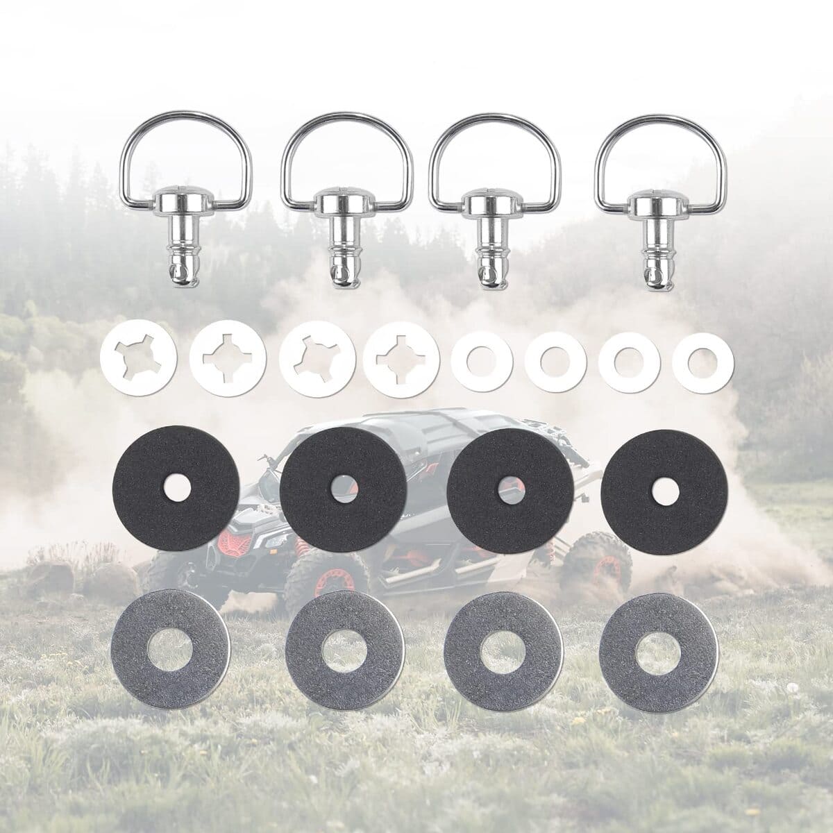 Kemimoto Can-Am Maverick X3 /Max Roof Pins Quick Release Bolts