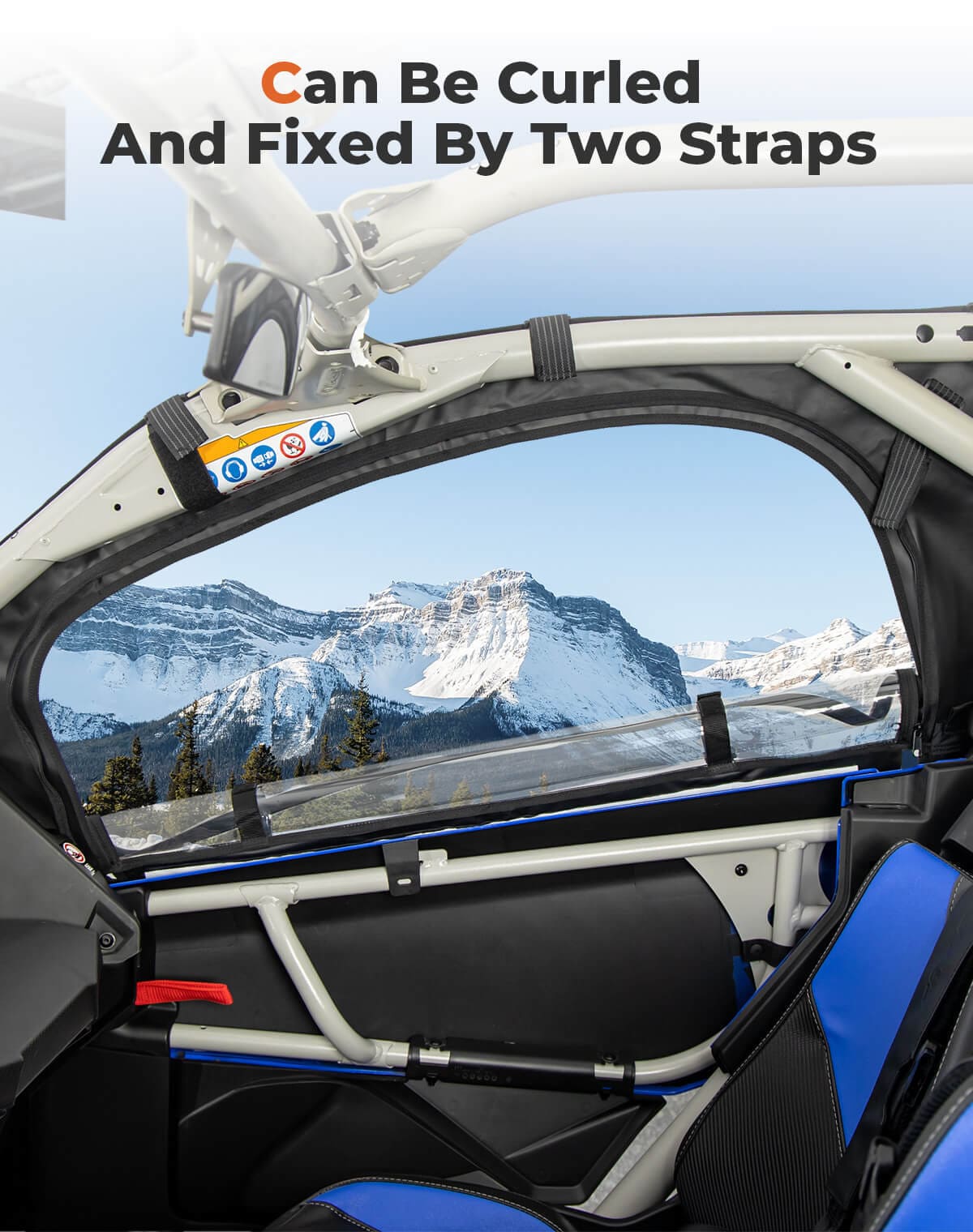 Kemimoto Can-Am Maverick X3 Max Soft Cab Enclosure Upper Doors