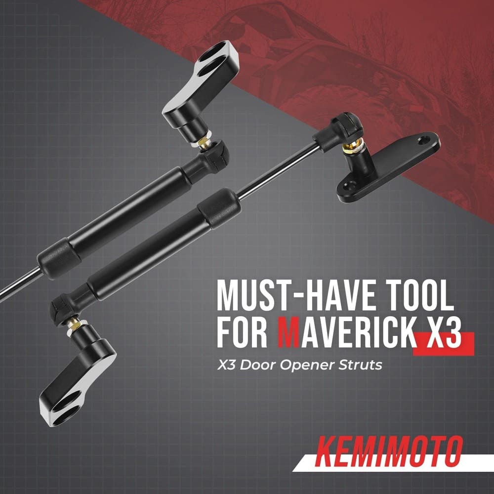 Kemimoto Can-Am Maverick X3/Max Strut Lifts Door Opener & Latch Door Handle