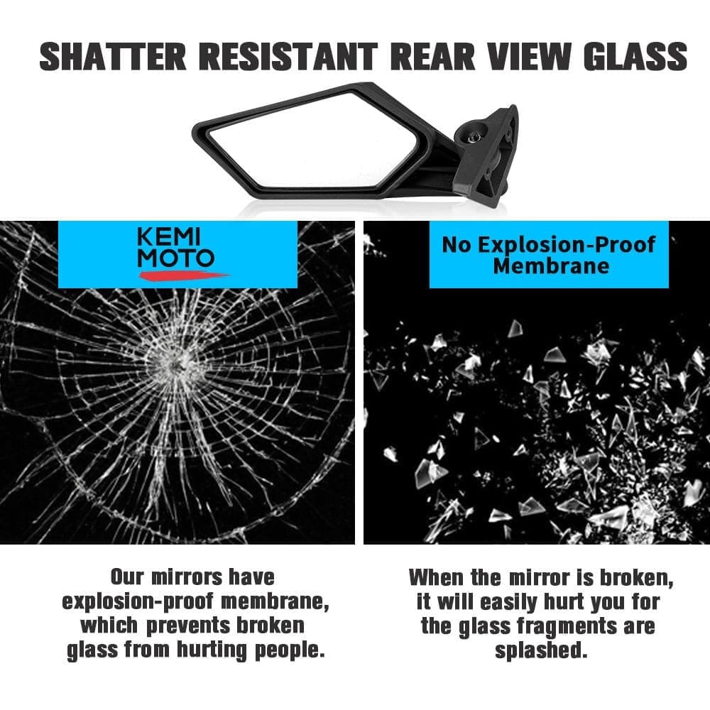 Kemimoto Can-Am Maverick X3/Max Tablet Holder & Side View Mirrors