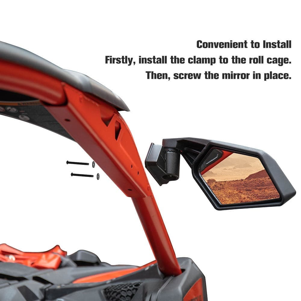 Kemimoto Can-Am Maverick X3/Max Tablet Holder & Side View Mirrors