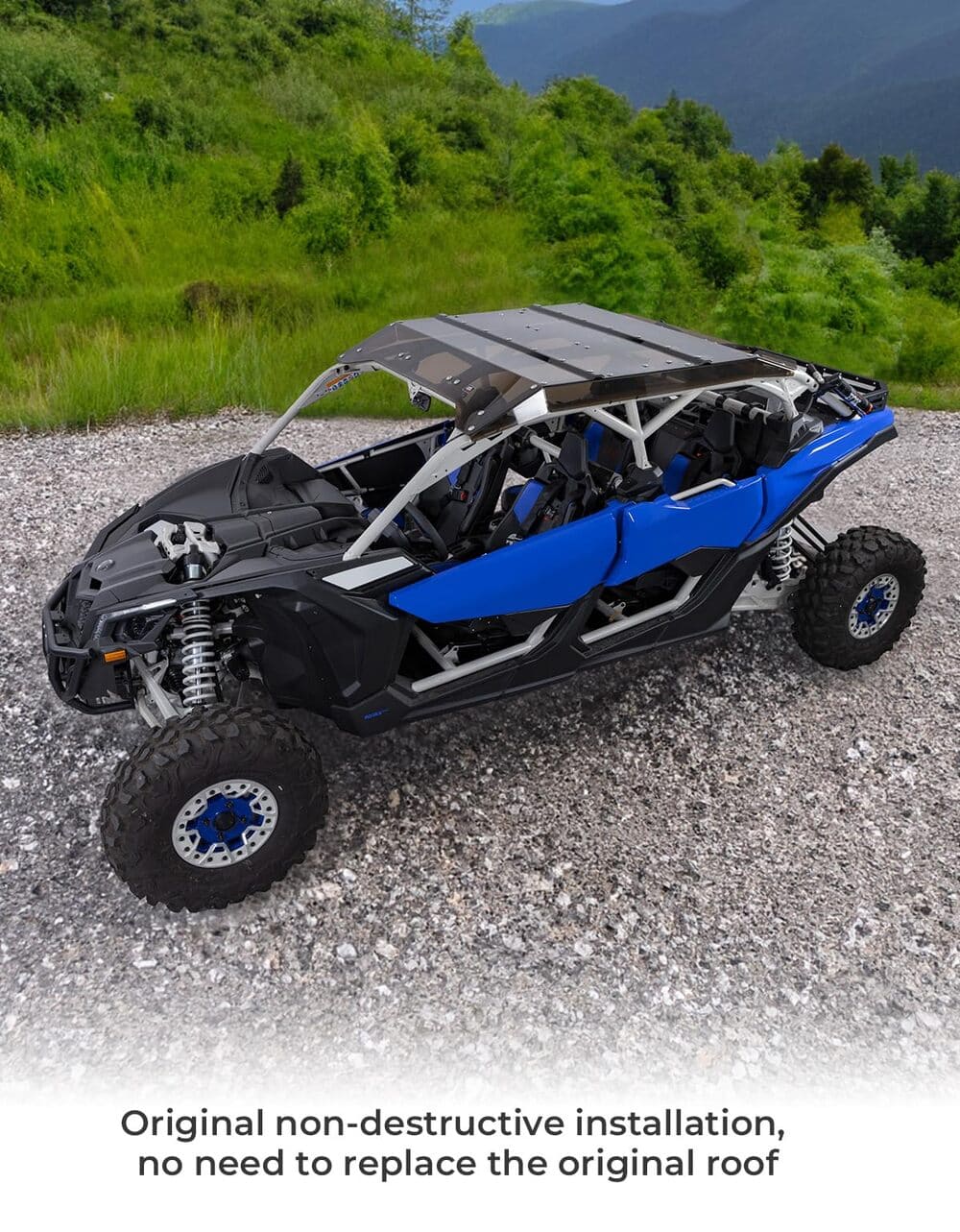 Kemimoto Can-Am Maverick X3 Max UV & Impact Resistant Tinted Roof