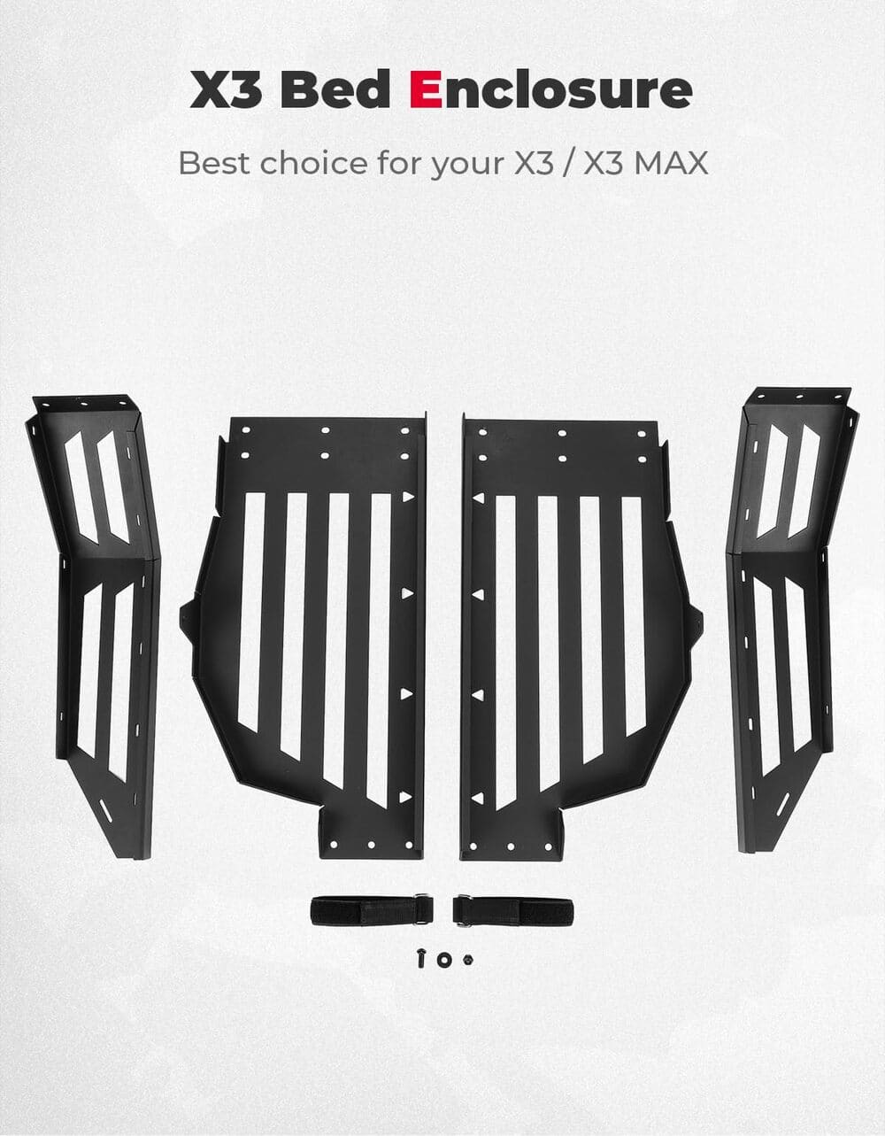 Kemimoto Can-Am Maverick X3 Rear Cargo Tailgate & Bags