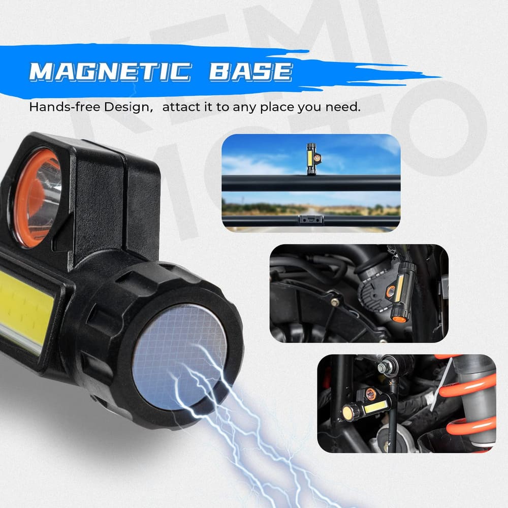 Kemimoto Can-Am Maverick X3 Roll Bar Grab Handle with Dome Light