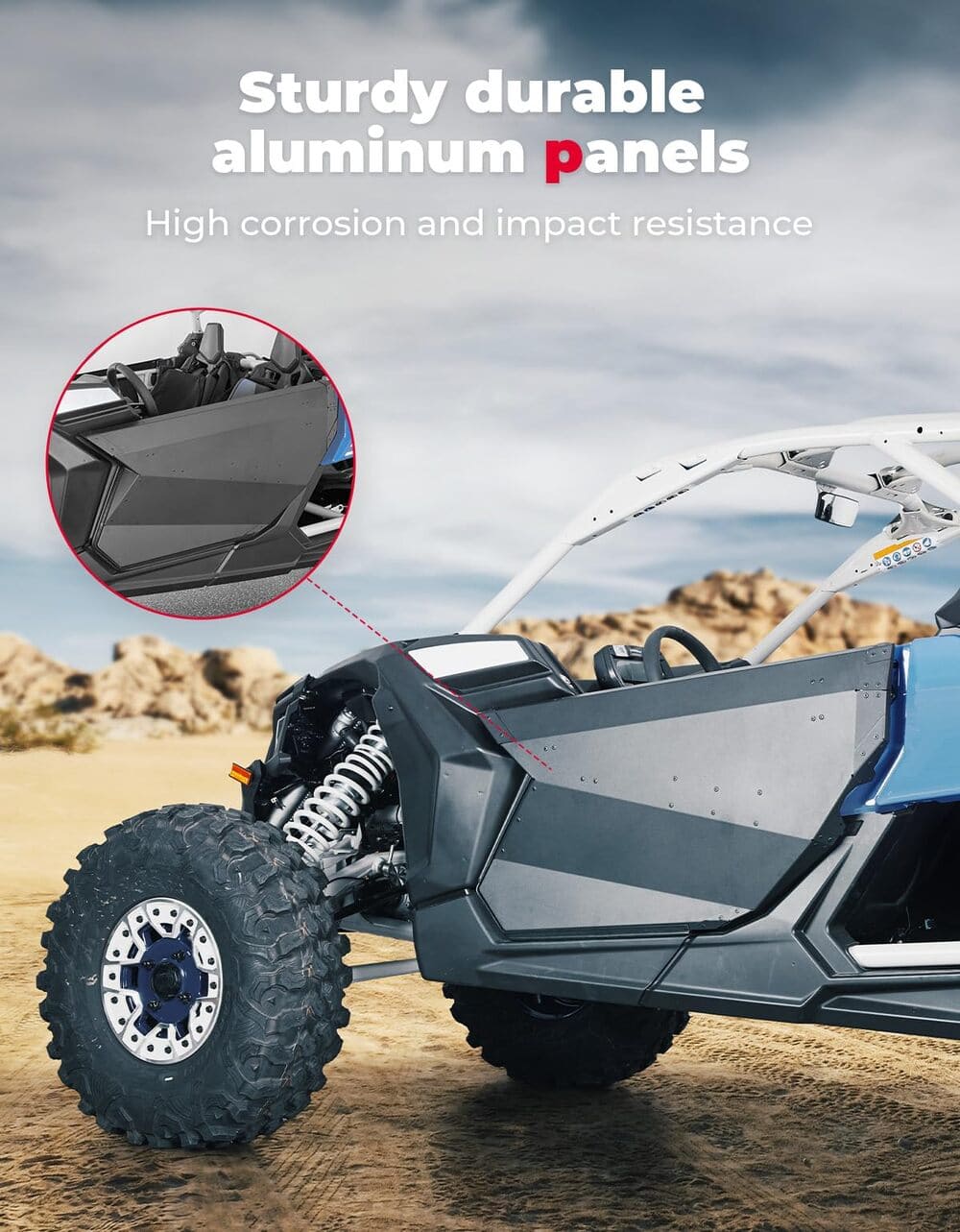 Kemimoto Can-Am Maverick X3 Set of Aluminum Front Full Doors