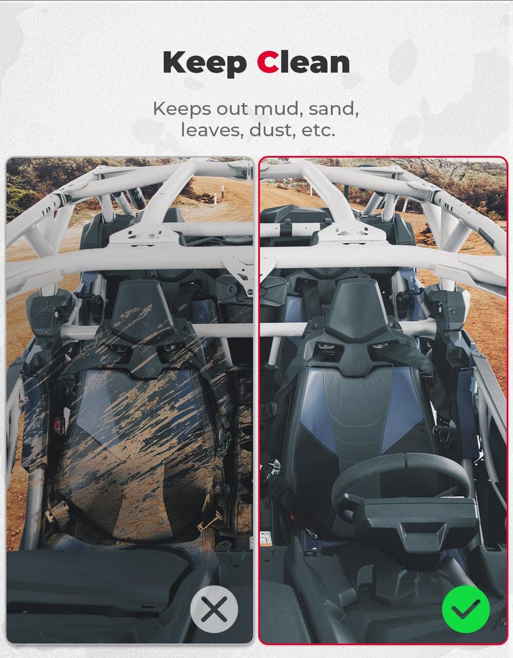 Kemimoto Can-Am Maverick X3 Set of Aluminum Front Full Doors