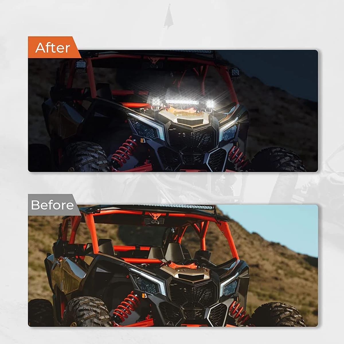 Kemimoto Can-Am Maverick X3 Shock Tower Light Bar Mount