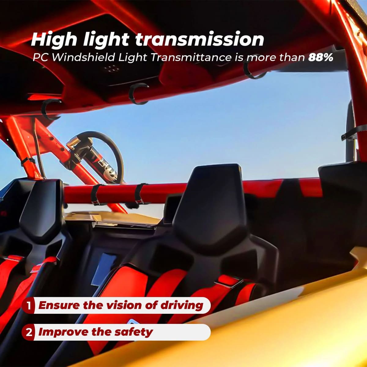 Kemimoto Can-Am Maverick X3 Soft Cab Enclosures & Rear Windshield